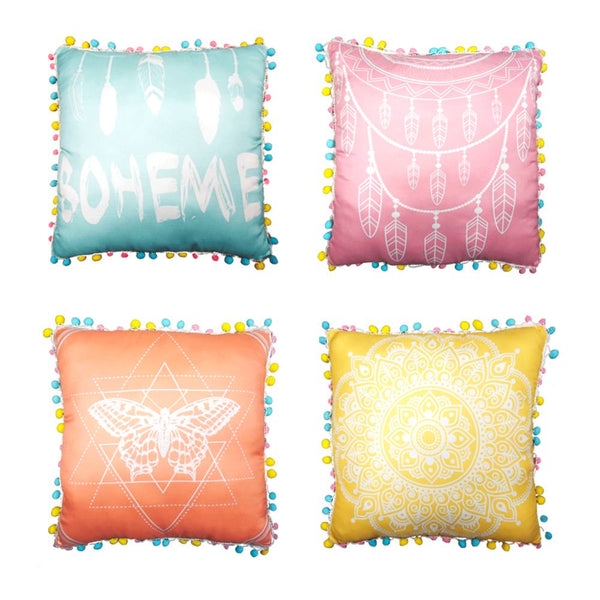Cushion Pompoms Summer