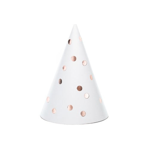 Party hats Dots, white