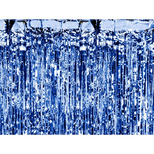 Party curtain, blue