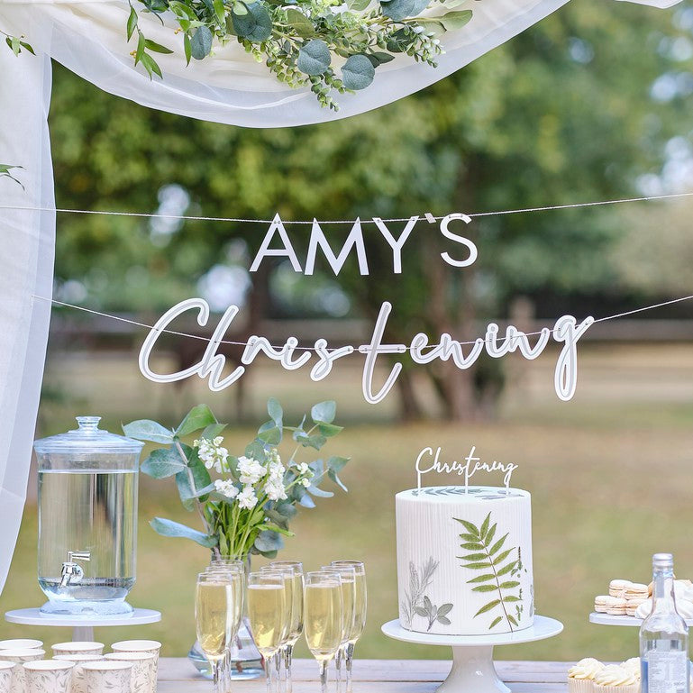 Bunting- Christening