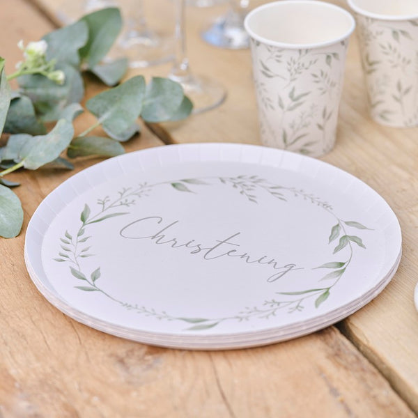 Plate- Christening