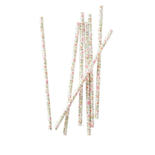 Ditsy Floral - Straws - Floral