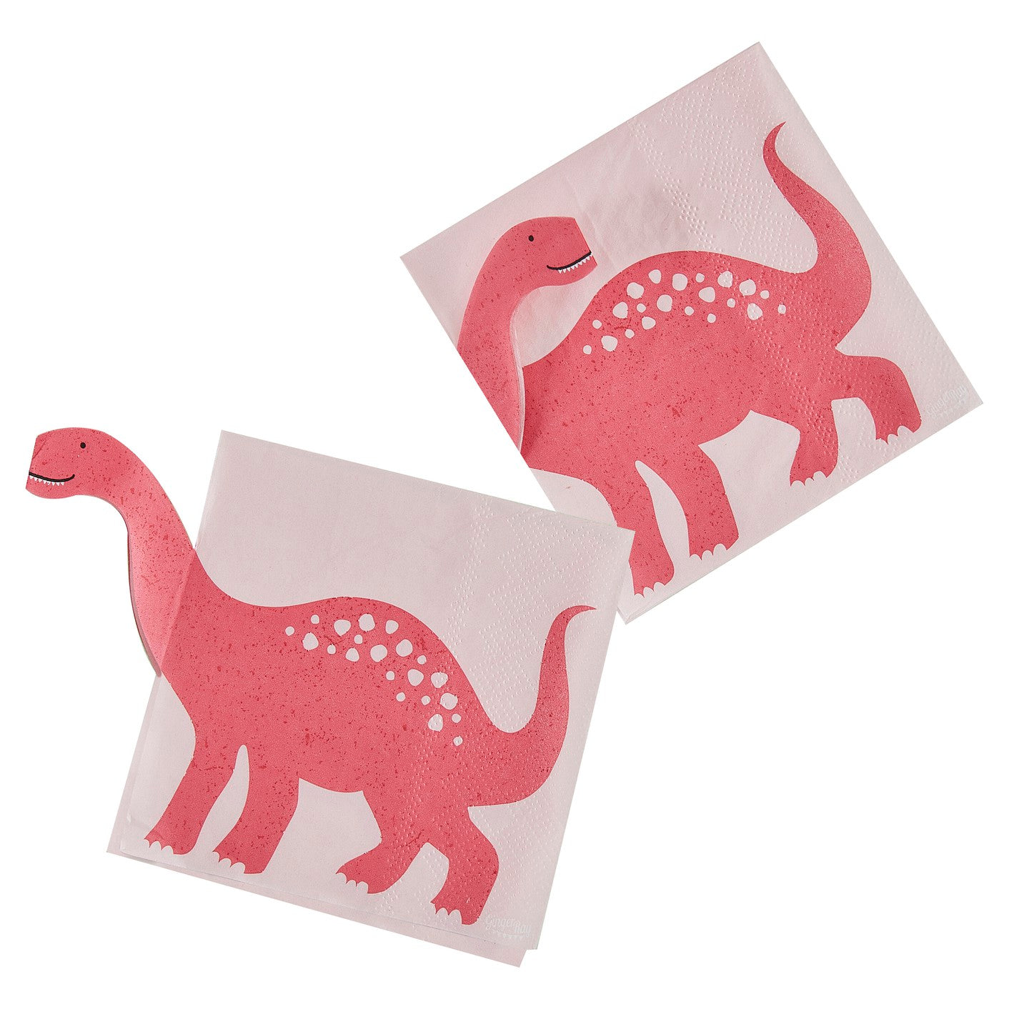 Party Like A Dinosaur - Paper Napkin - Pop Out Dinosaur - Pi
