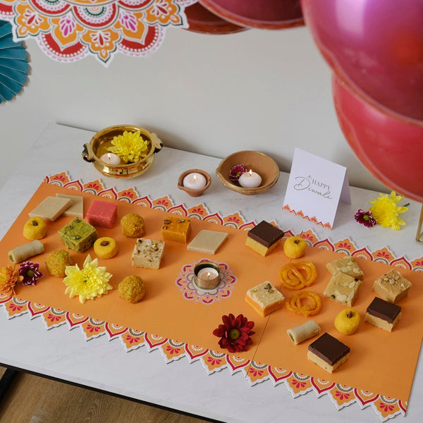 Grazing Board - Rectangle with patterned border - Yellow
