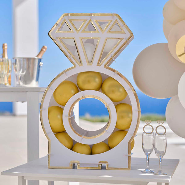Mosaic Balloon Engagement Ring