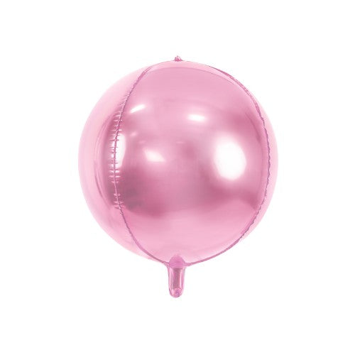 Foil Balloon Ball, light pink