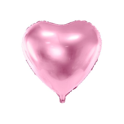 Foil Balloon Heart, light pink