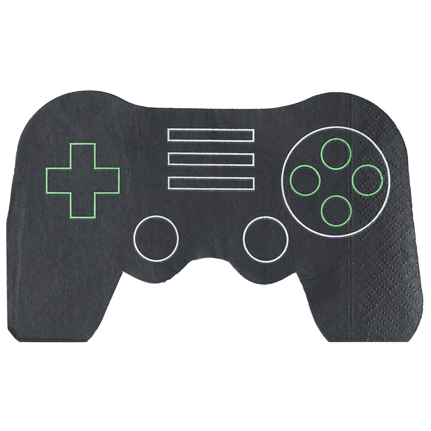 Game On Napkins Black