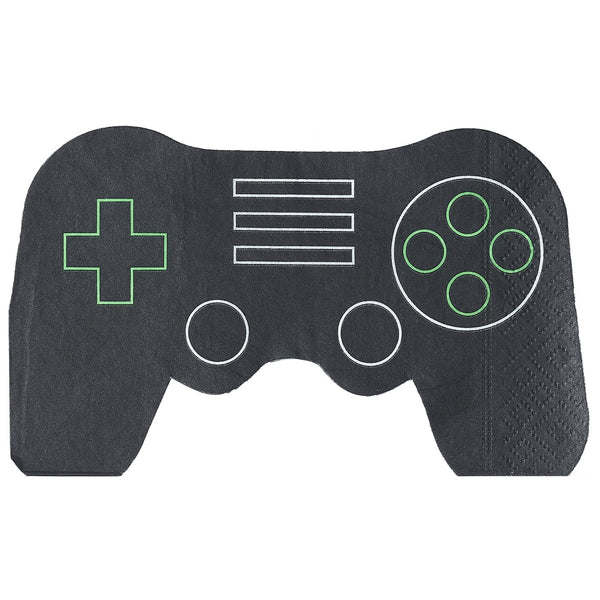 Game On Napkins Black
