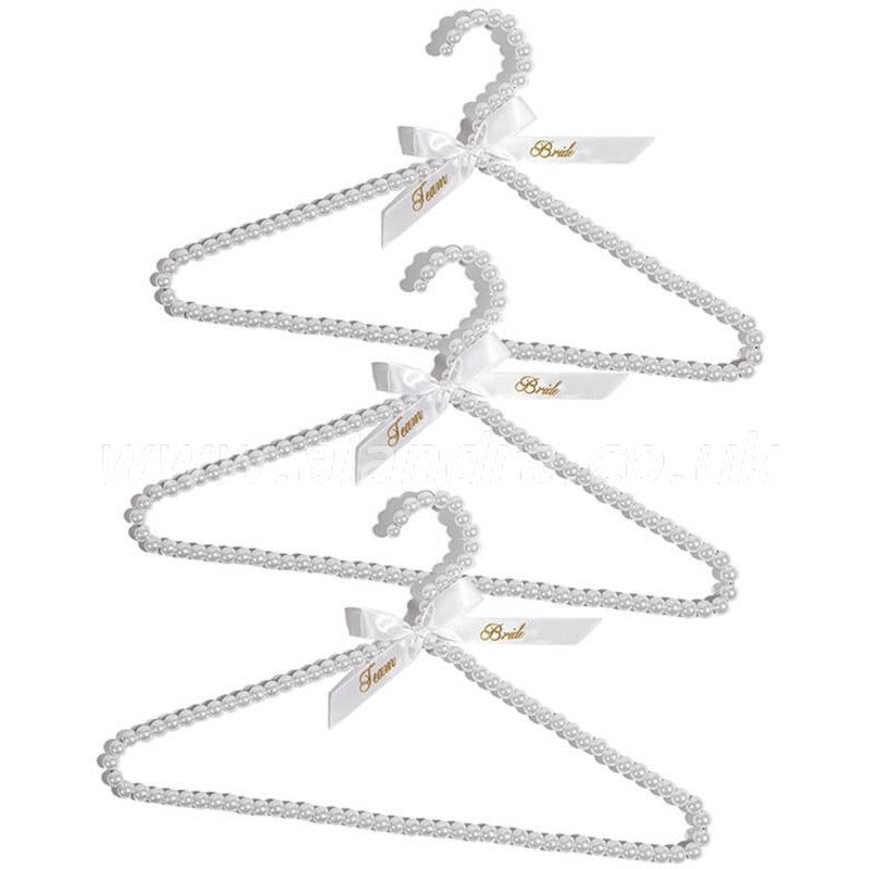 Team Bride Beaded Hangers