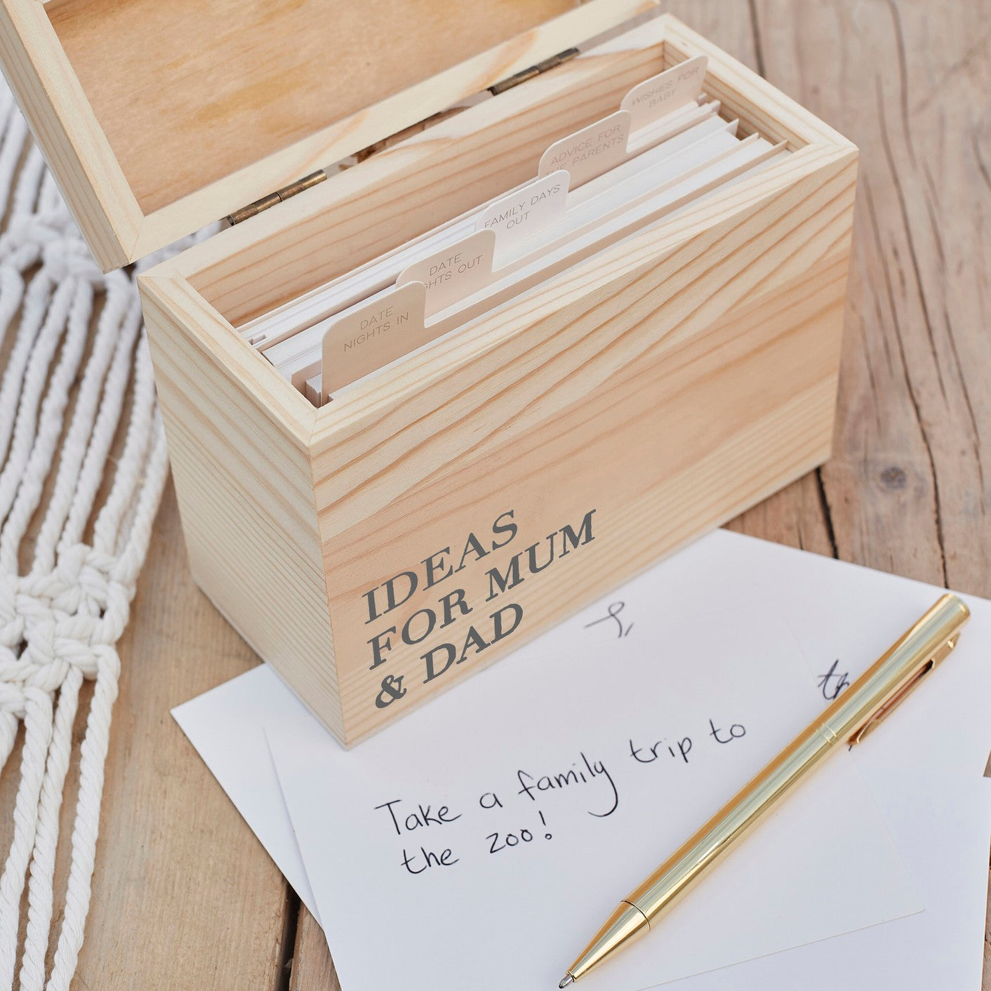 Hello Baby - Eco Date Ideas - Ideas for Mum and Dad - Cream