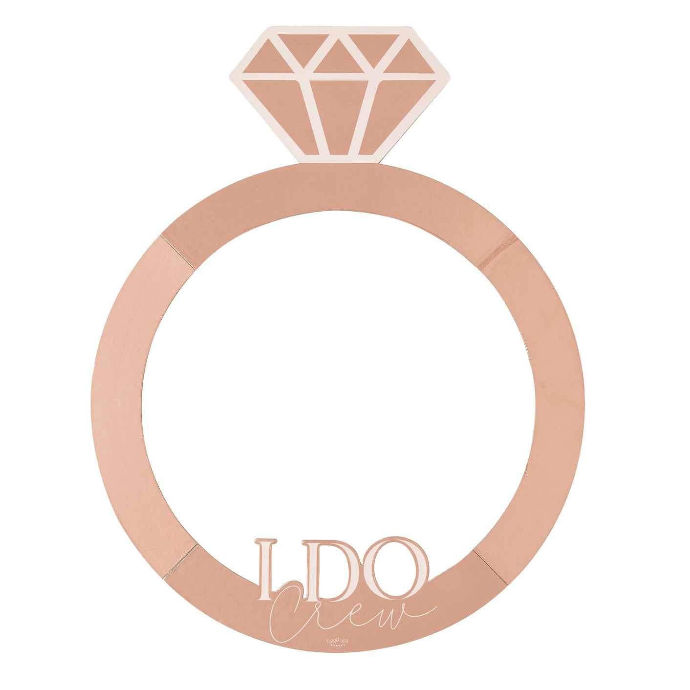 Blush Hen - Rose Gold Ring Photo Booth Frame