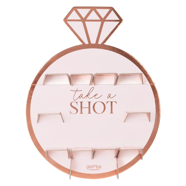 Blush Hen - Rose Gold Ring Shot Wall