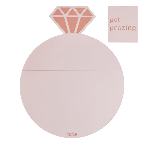 Blush Hen-Grazing Board - Rose Gold Ring
