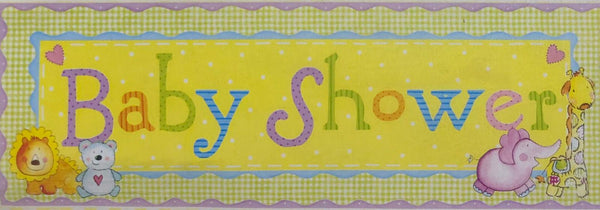 Banner Giant Baby Shower Neutral