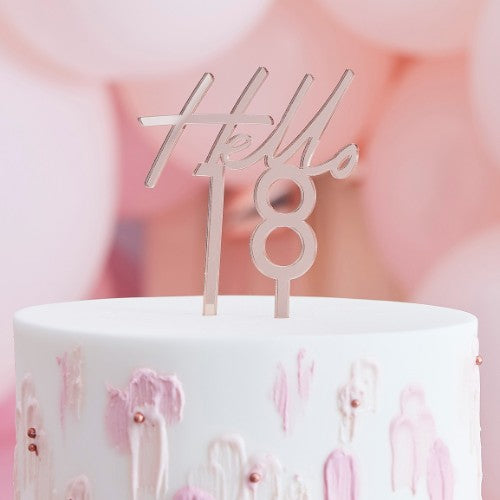 Mix it Up Additions - Cake Topper - Eighteen