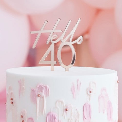 Mix it Up Additions - Cake Topper - Forty