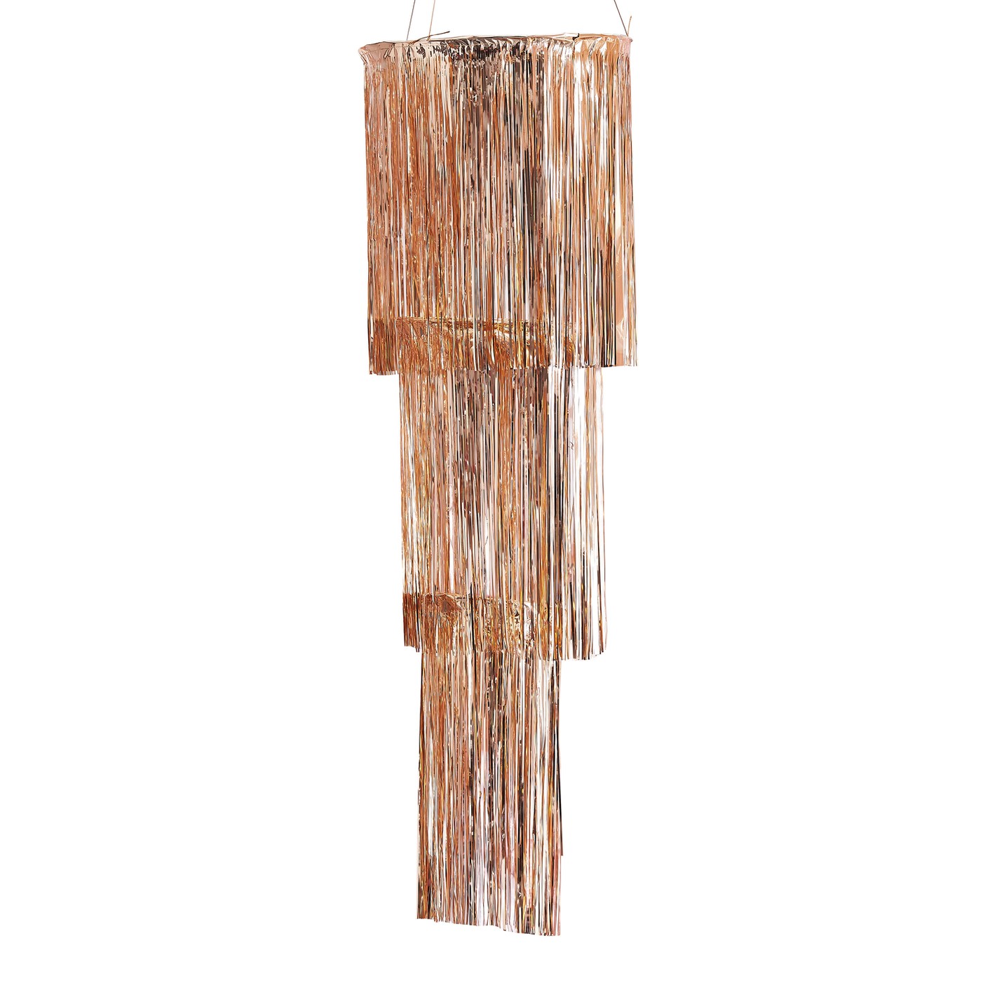 Mix it Up Additions - Hanging Hoop - Rose Gold PET streamers