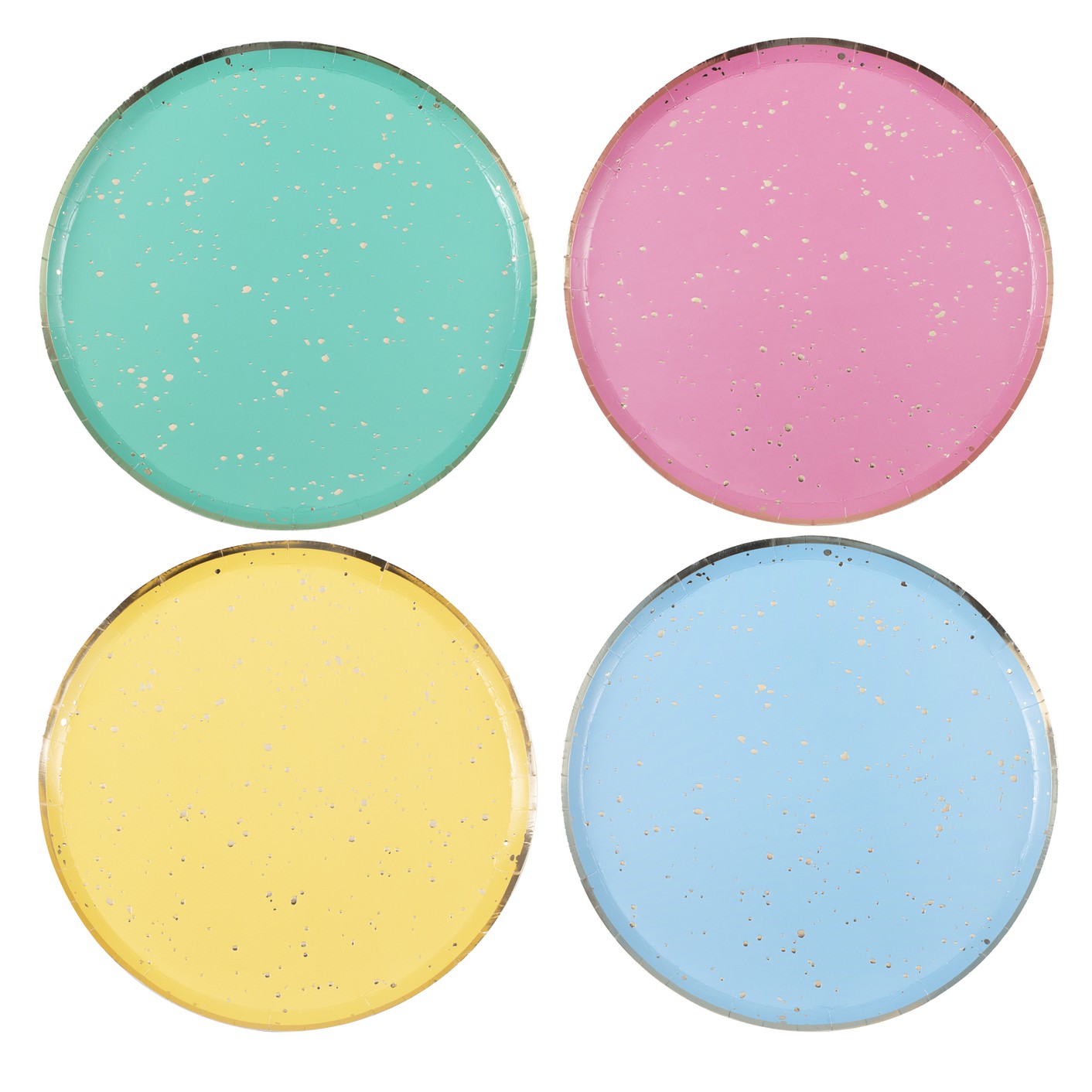 Plate - Happy Birthday Colour Block