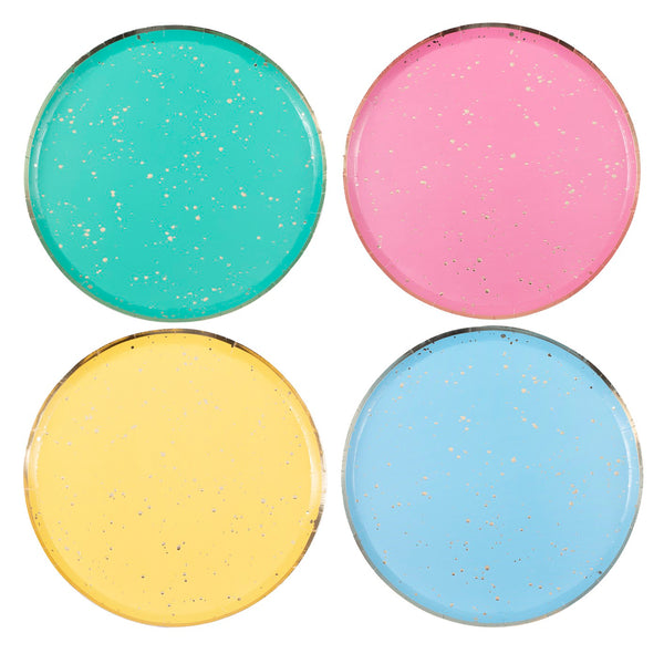 Plate - Happy Birthday Colour Block