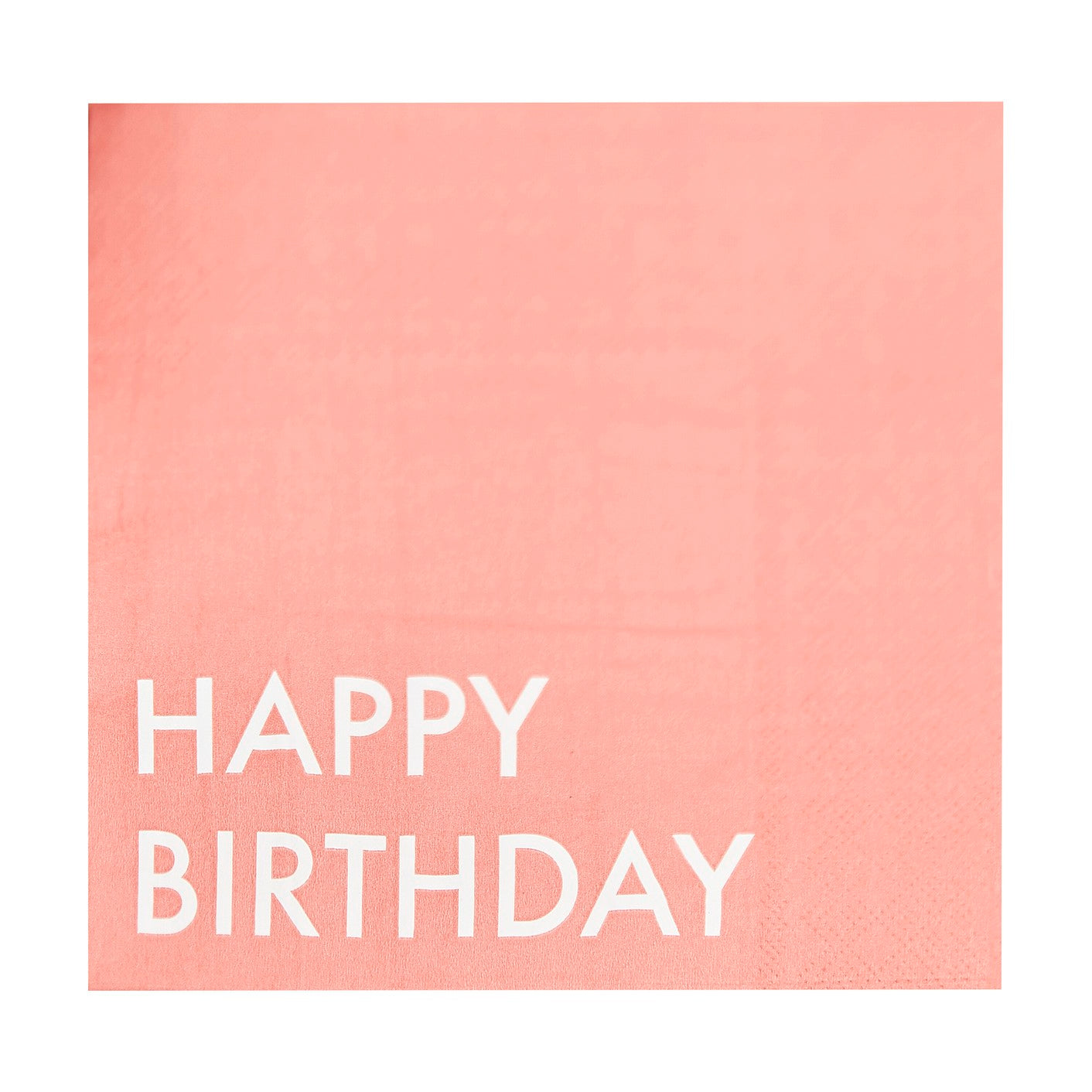 Paper Napkins - Coral
