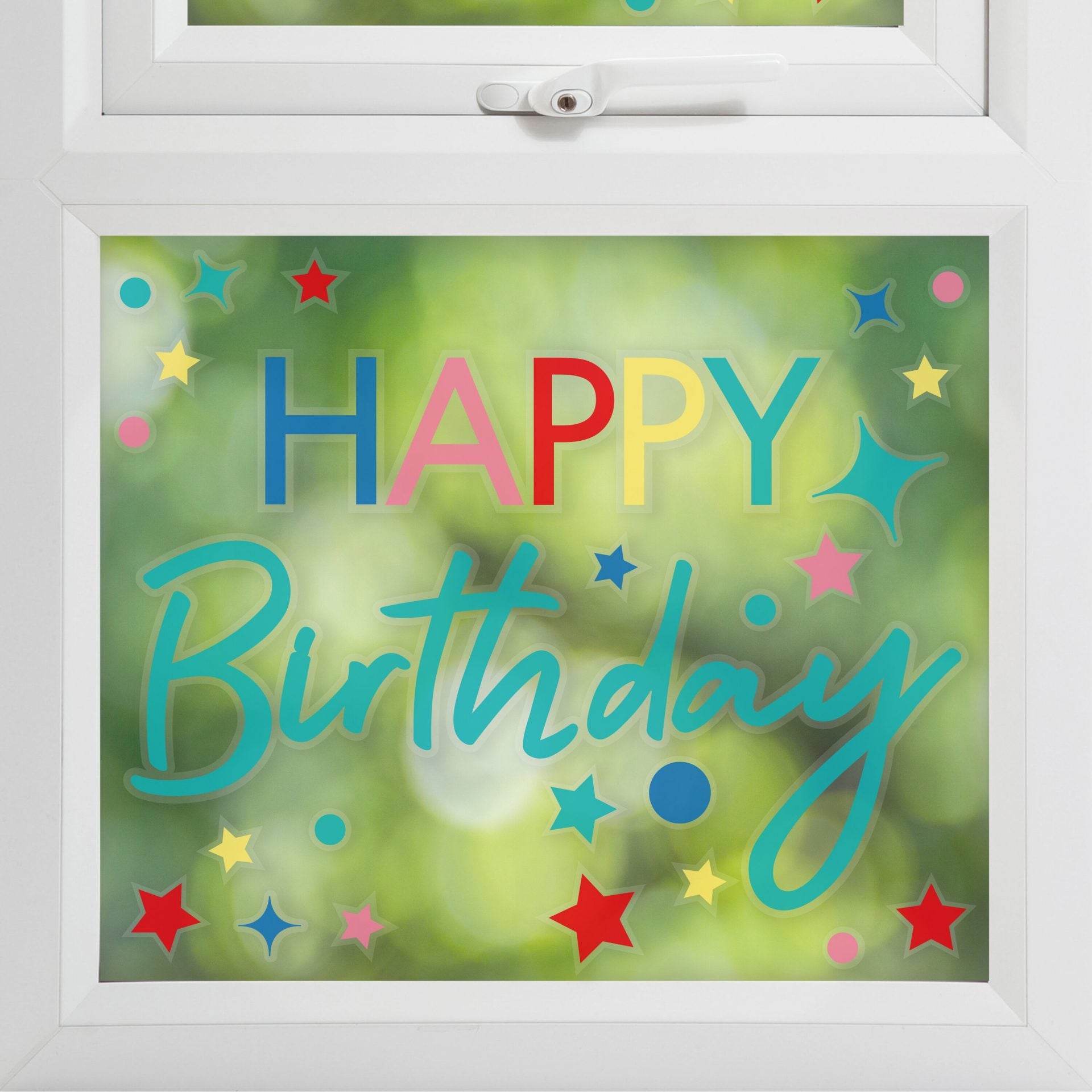 Mix it Up Additions - Window Sticker - Happy Birthday - Brig