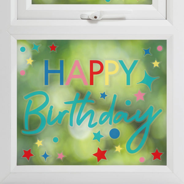 Mix it Up Additions - Window Sticker - Happy Birthday - Brig