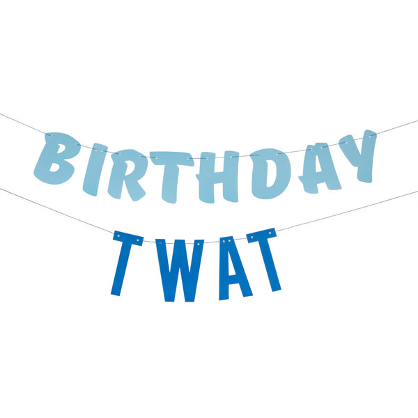 Naughty Party - Bunting - Birthday Twat