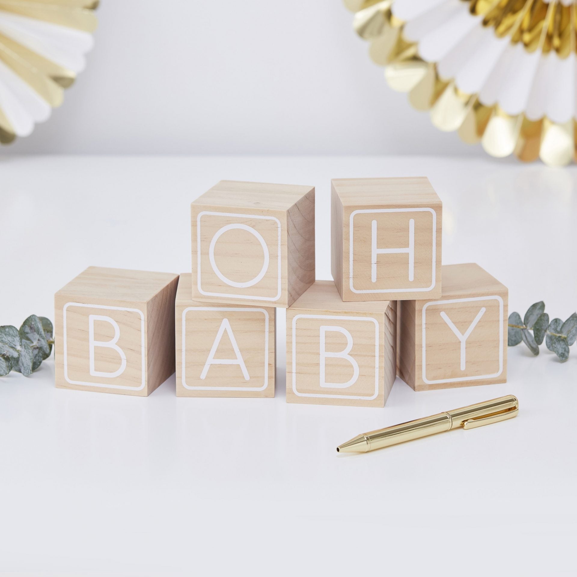 Oh Baby! - Guest Book - Baby Blocks