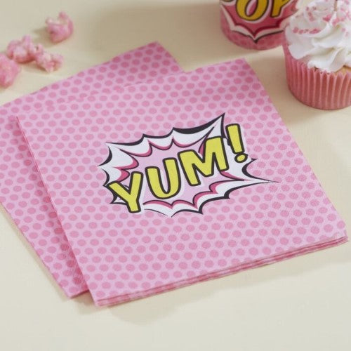 Paper Napkins - Pop Art Superhero Party