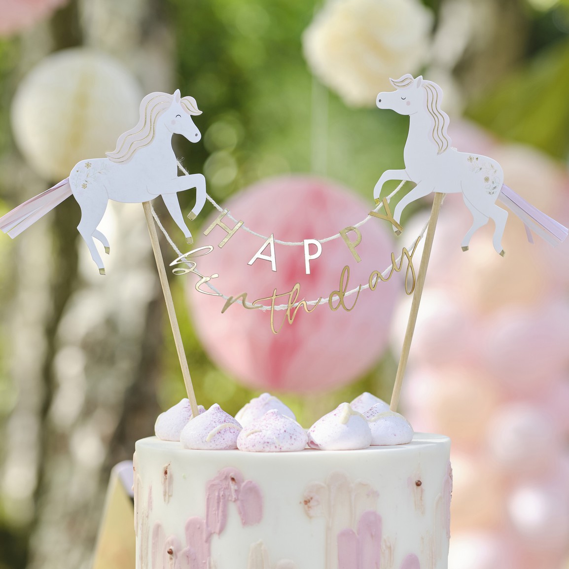 Princess Horses Cake Topper