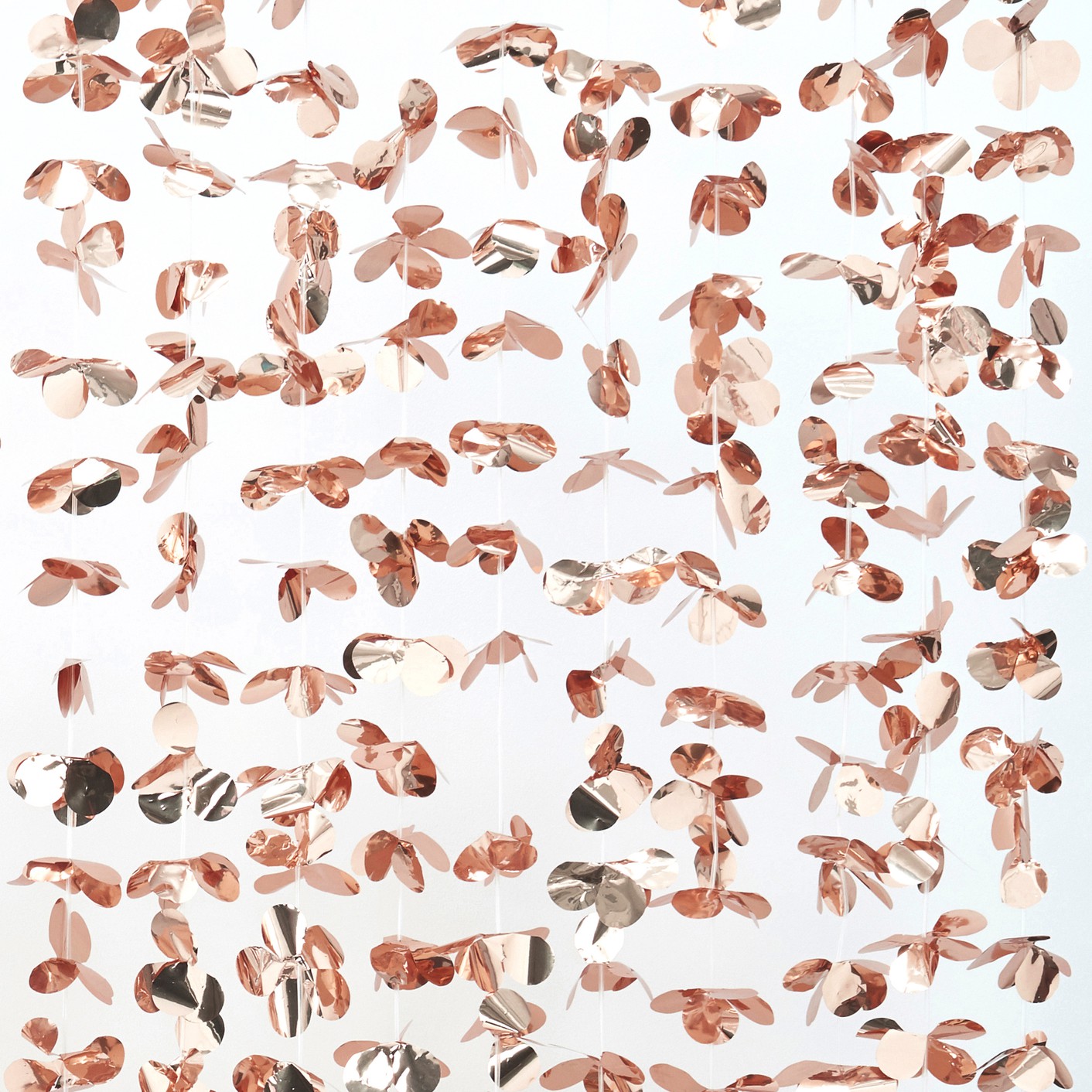 Pick and Mix -Rose gold Flower Curtain