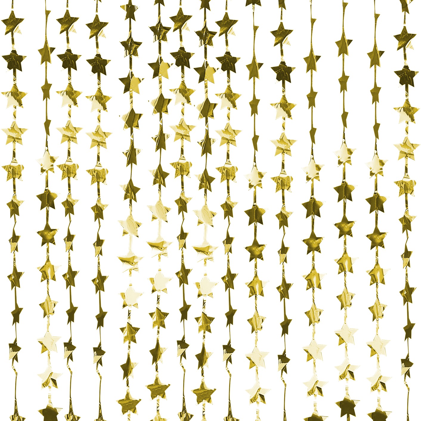 Pop The Bubbly-Backdrop - Star Curtain - Gold