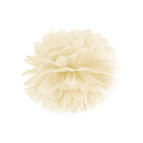 Tissue paper Pompom, cream