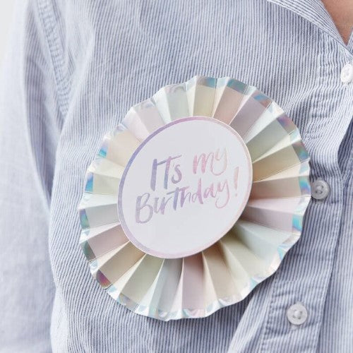 Pastel Party -Pastel Birthday Badge