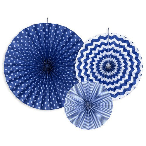 Decorative Rosettes, navy blue