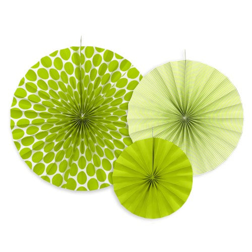 Decorative rosettes, apple green