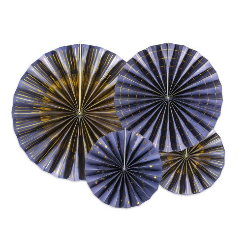 Decorative Rosettes, navy-blue