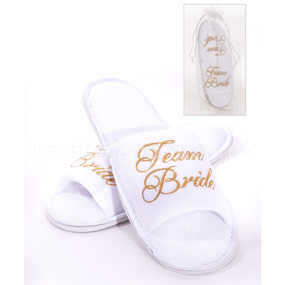 Team Bride Spa Slippers