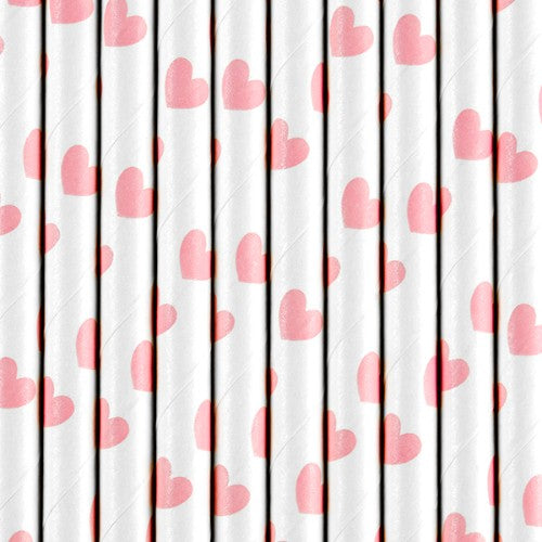 Paper Straws, light pink