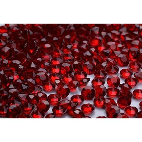 Crystal confetti, Burgundy