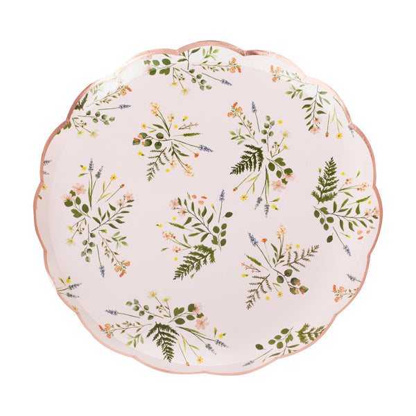 Lets Partea - Paper Plates - Floral