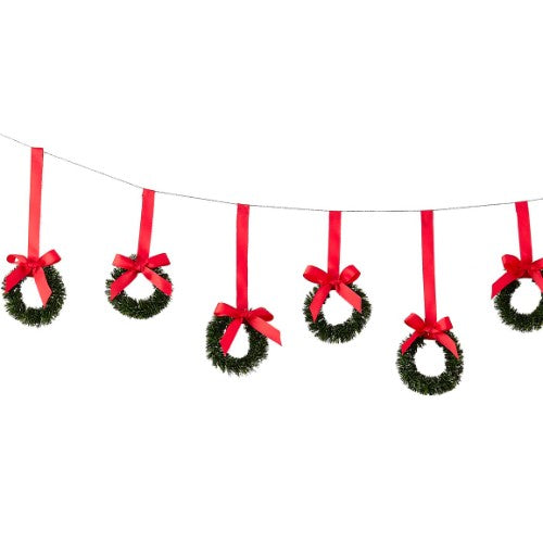 Traditional Touches-Hanging Wreaths Bunting