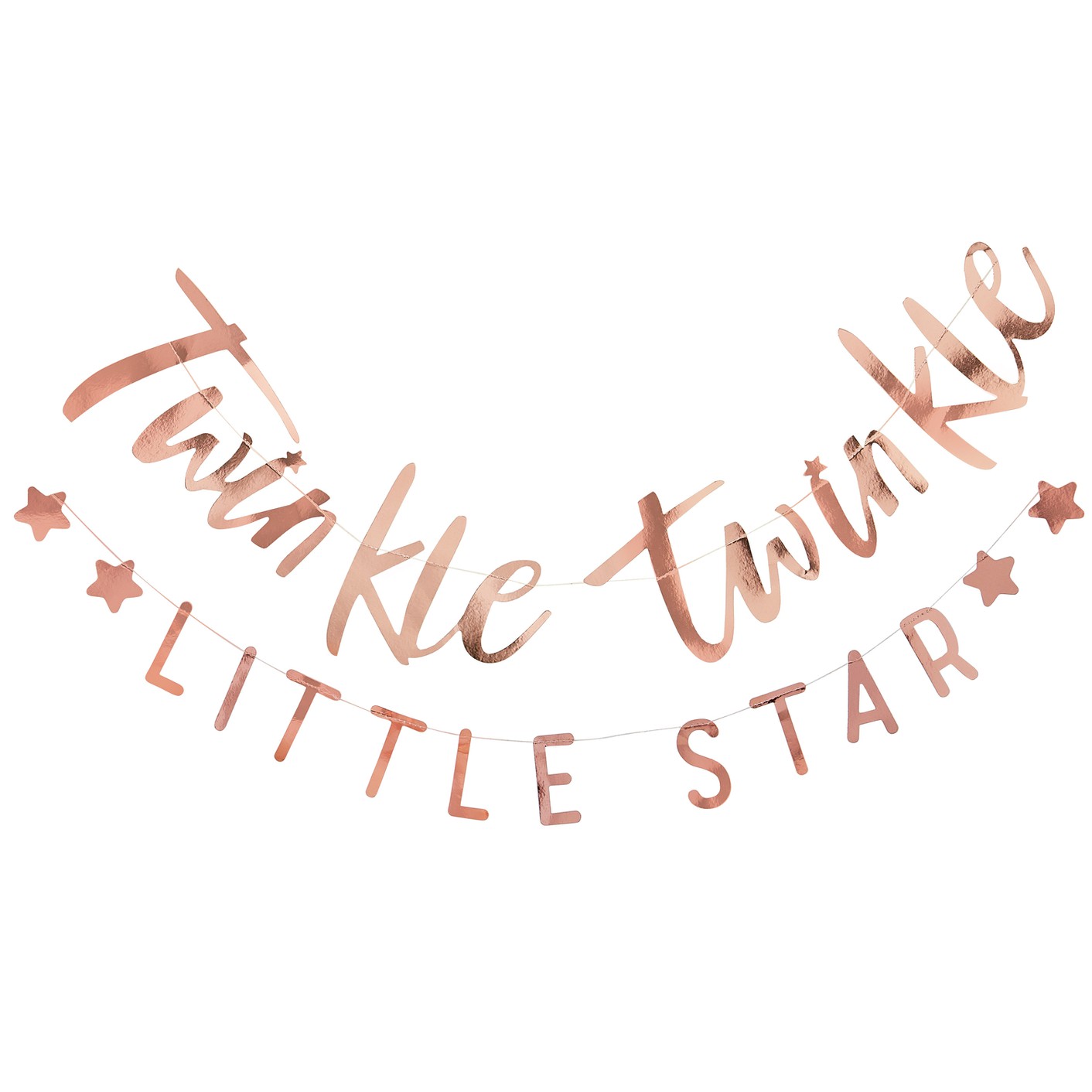 Twinkle Twinkle -Bunting - Twinkle Twinkle - Rose Gold