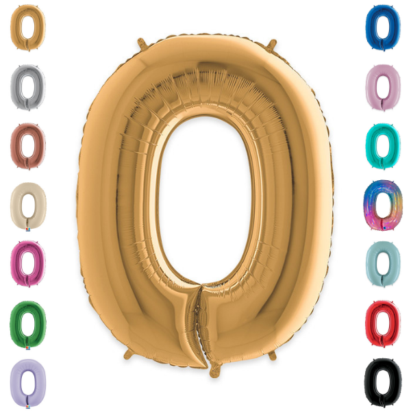 Number 0 - 40"balloon