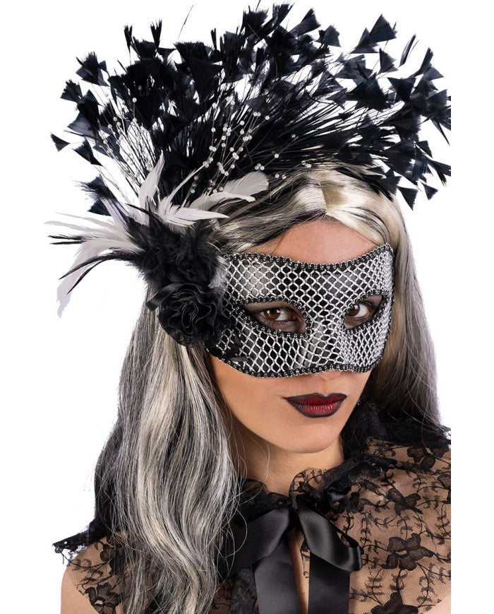 Black & silver mask