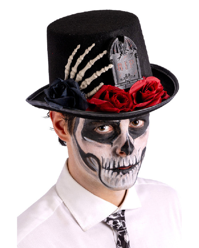 Black top hat in felt