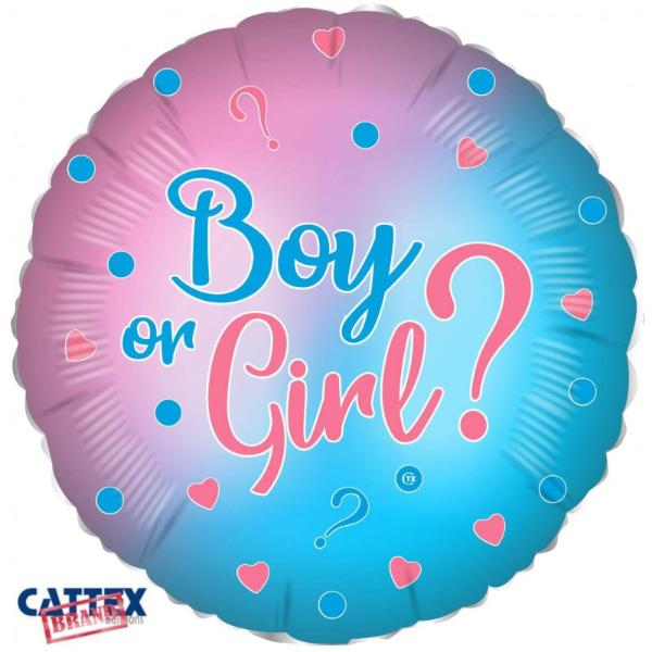 "Boy or Girl" Foil Balloon