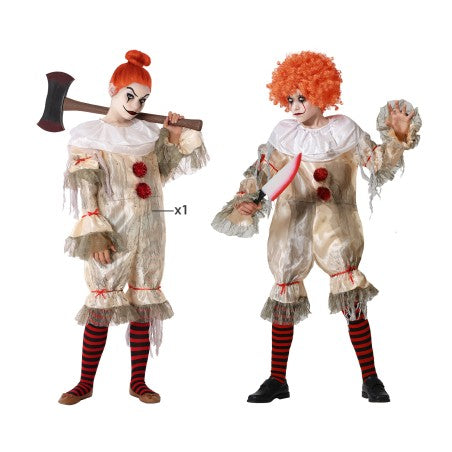 Costume Woman Clown - 7-9y
