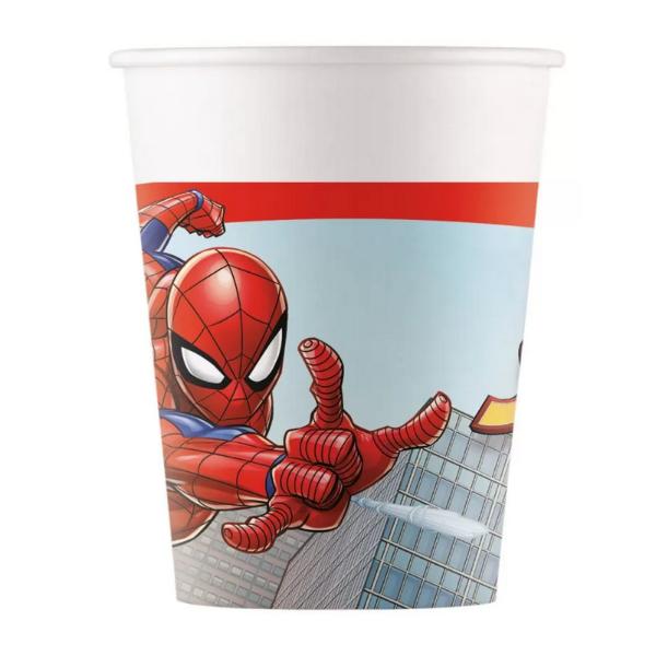 Spiderman 8 cups
